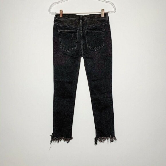 Free People Great Heights Frayed Skinny Jeans Women Size 26 - Picture 5 of 8